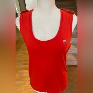 Lacoste Women's Orange Tank Top